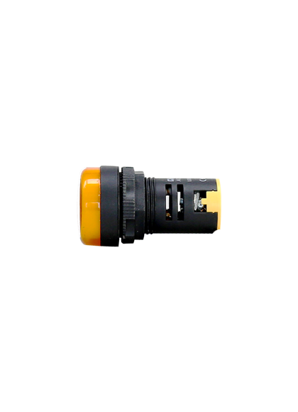 ไพล็อตแล้มป์ LED สีเหลือง (110 - 220VAC)